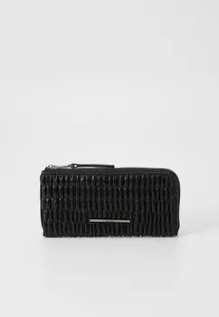 Кошелек RUCHED LONG ZIP Calvin Klein Jeans, черный