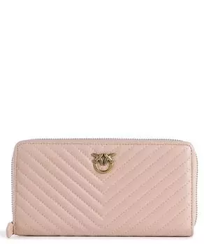 Кошелек Ryder из овечьей кожи Pinko, розовый дубль