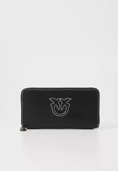Кошелек RYDER ZIP AROUND LOGO Pinko, черный