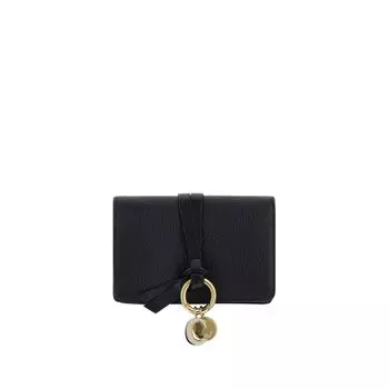 Кошелек с алфавитом Chlo, черный