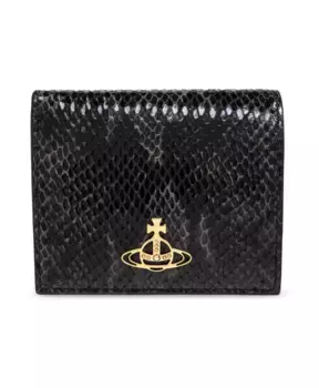 Кошелек с аппликацией в виде логотипа Vivienne Westwood, черный