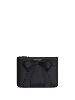 Кошелек с большим бантом Comme Des Garons Wallet, черный