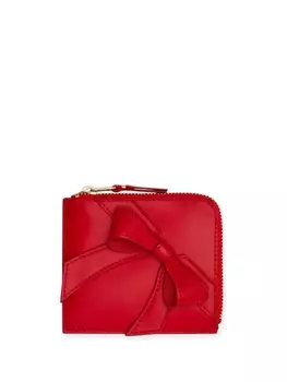 Кошелек с большим бантом Comme Des Garons Wallet, красный