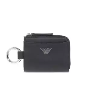 Кошелек с брелоком Emporio Armani, черный