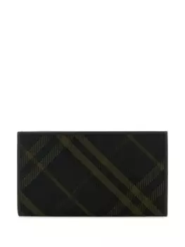 Кошелек с чековым узором Burberry, коричневый