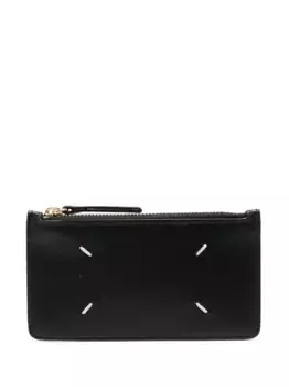 Кошелек с декоративной строчкой MAISON MARGIELA, черный