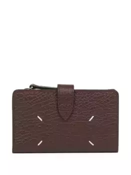 Кошелек с декоративной строчкой MAISON MARGIELA, коричневый