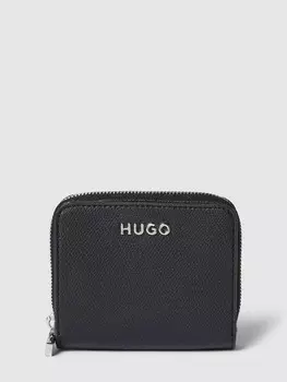 Кошелек с деталью лейбла модель "Крис" HUGO, черный