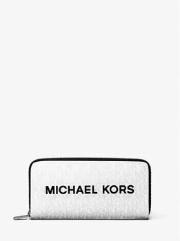 Кошелек с фирменным логотипом Cooper на молнии Michael Kors, белый