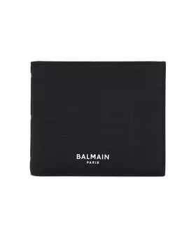 Кошелек с клапаном BALMAIN, черный