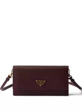 Кошелек с клапаном Prada, красный