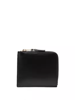 Кошелек с клетчатой подкладкой Comme Des Garons Wallet, черный