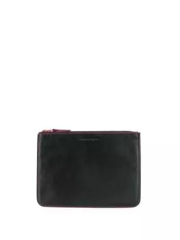 Кошелек с контрастной отделкой Comme Des Garons Wallet, черный