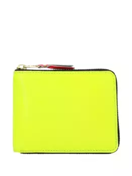 Кошелек с круговой молнией Comme Des Garons Wallet, желтый