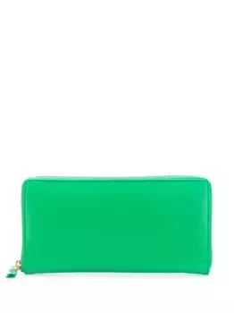 Кошелек с круговой молнией Comme Des Garons Wallet, зеленый
