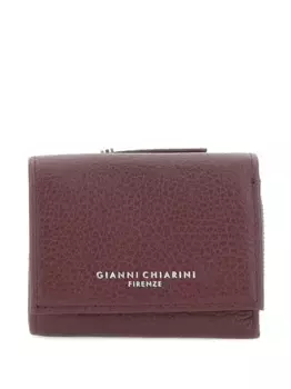 Кошелек с круговой молнией GIANNI CHIARINI, красный