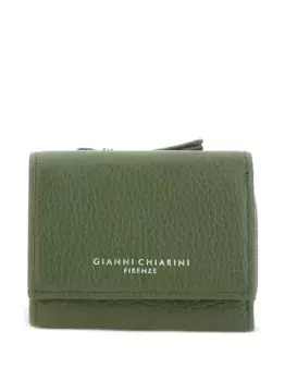 Кошелек с круговой молнией GIANNI CHIARINI, зеленый