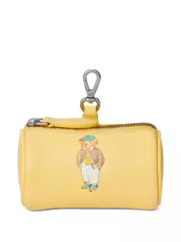 Кошелек с круговой молнией и принтом Polo Bear POLO RALPH LAUREN, желтый