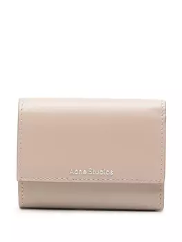 Кошелек с логотипом Acne Studios, бежевый