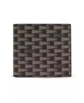 Кошелек с логотипом Bally, коричневый