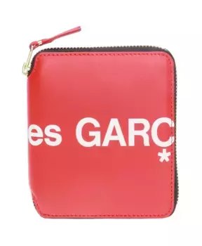 Кошелек с логотипом Comme Des Garons, красный