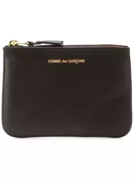Кошелек с логотипом Comme Des Garons Wallet, коричневый
