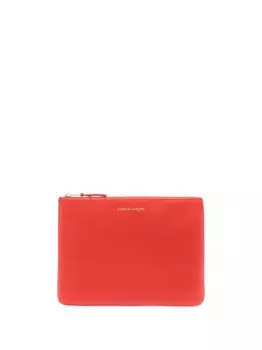 Кошелек с логотипом Comme Des Garons Wallet, оранжевый