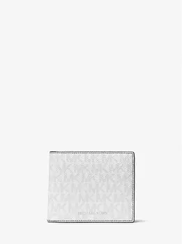Кошелек с логотипом Cooper и карманом для монет Michael Kors, белый