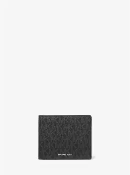 Кошелек с логотипом Cooper и карманом для монет Michael Kors, черный