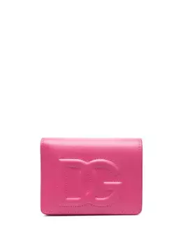 Кошелек с логотипом DG DOLCE & GABBANA, розовый