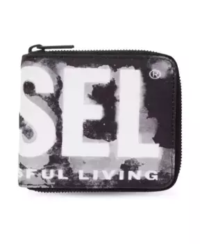 Кошелек с логотипом Diesel, черный