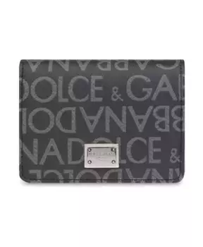 Кошелек с логотипом Dolce & Gabbana, черный