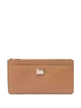 Кошелек с логотипом DOLCE & GABBANA, коричневый