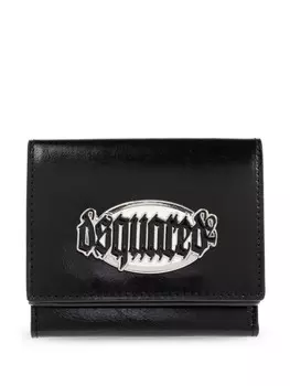 Кошелек с логотипом DSQUARED2, черный