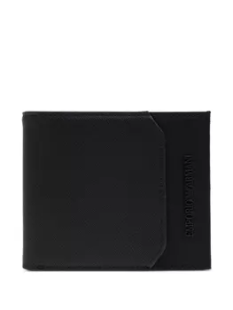 Кошелек с логотипом Emporio Armani, черный