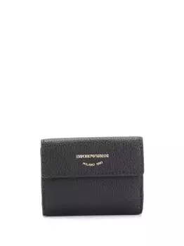 Кошелек с логотипом EMPORIO ARMANI, черный