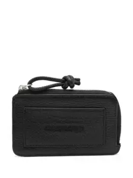 Кошелек с логотипом EMPORIO ARMANI, черный