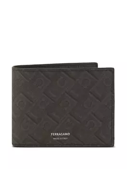 Кошелек с логотипом Ferragamo, серый