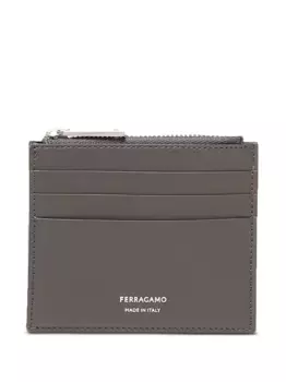 Кошелек с логотипом Ferragamo, серый