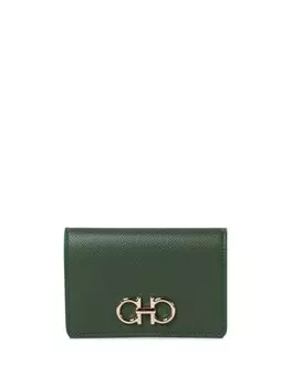 Кошелек с логотипом Ferragamo, зеленый