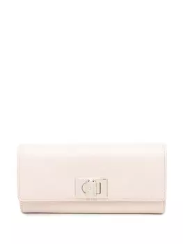 Кошелек с логотипом Furla, бежевый