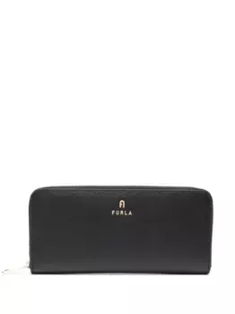 Кошелек с логотипом Furla, черный