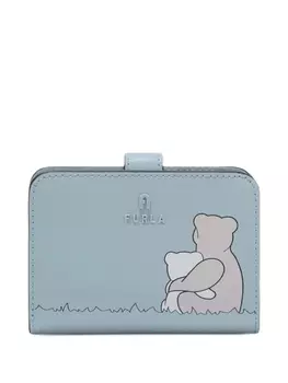 Кошелек с логотипом Furla, синий