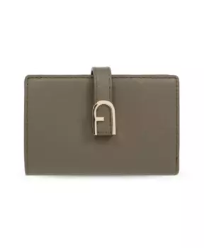 Кошелек с логотипом Furla, зеленый