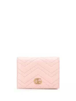 Кошелек с логотипом GG Gucci, розовый