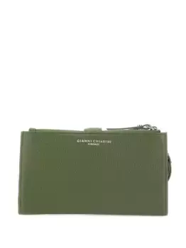 Кошелек с логотипом GIANNI CHIARINI, зеленый