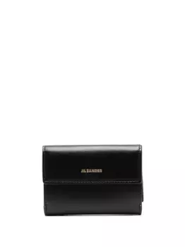 Кошелек с логотипом JIL SANDER, черный