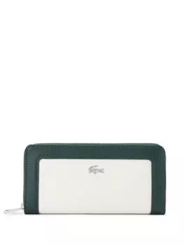 Кошелек с логотипом Lacoste, бежевый