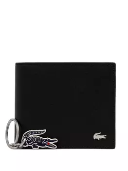 Кошелек с логотипом Lacoste, черный