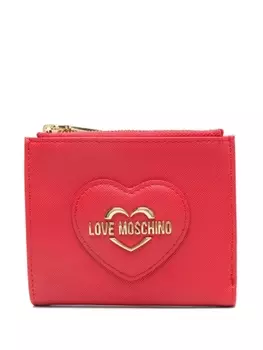 Кошелек с логотипом Love Moschino, красный